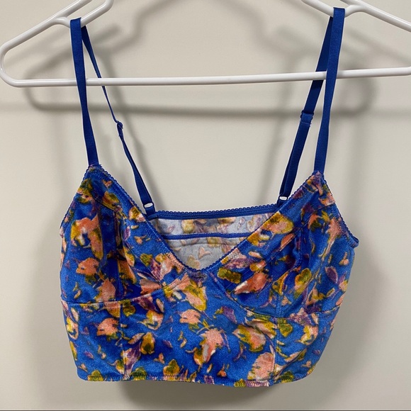 Free People Other - Free People crushed velvet bralette